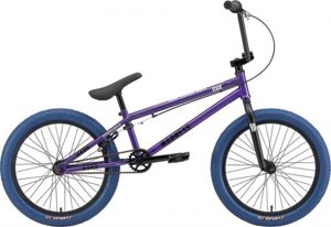 Трюковой велосипед бмх 20 дюймов для трюков триала фристайла взрослый STARK Madness BMX 4 фиолетовый