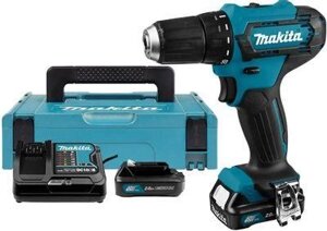 Дрель-шуруповерт Makita DF333DSAX6, 2Ач, с одним аккумулятором