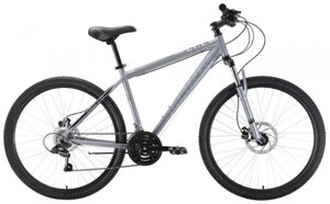 Горный велосипед взрослый хардтейл 27.5 дюймов скоростной мужской алюминиевый STARK Tank 27.2 HD серый 16 рама