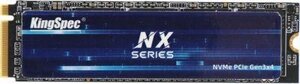 SSD накопитель KINGSPEC NX-512 512ГБ, M. 2 2280, PCIe 3.0 x4, NVMe, M. 2