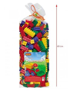 Детская развивающая игрушка конструктор для самых маленьких мальчиков девочек 325 деталей большой крупный
