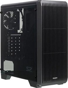 Корпус ATX Zalman S2, Midi-Tower, без БП, черный [s2 black]