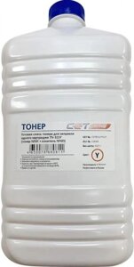 Тонер CET NF6Y/NF6D, для Konica Minolta Bizhub C224/284/364, желтый, 527грамм, бутылка, девелопер