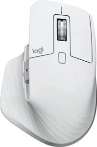 Мышь Logitech MX Master 3S, оптическая, беспроводная, USB, светло-серый [910-006562]