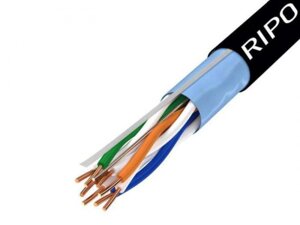 Сетевой кабель Ripo FTP 4 cat. 5e 24AWG Cu Outdoor 100m 001-122014/100