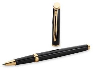 Ручка роллер Waterman Hemisphere (CWS0920750) Matte Black GT F чернила черн. подар. кор.