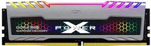 Оперативная память Silicon Power Xpower Turbine SP016GXLZU320BSB DDR4 - 1x 16ГБ 3200МГц, DIMM, Ret