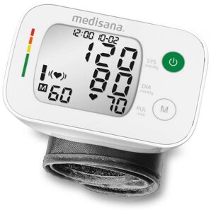 Тонометр на запястье на батарейках автоматический электронный медицинский для аритмии MEDISANA BW 335