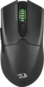 Мышь проводная Redragon Fyzu, игровая, радио, оптическая, USB, 26000dpi, черный [72153]
