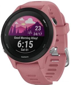 Умные часы Garmin Forerunner 255S (пыльная роза/черный)