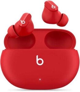 Наушники Beats Studio Buds True Wireless Noise Cancelling, Bluetooth, внутриканальные, красный [mj503ee/a]