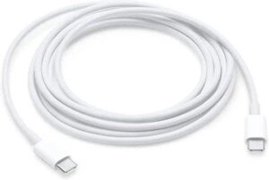 Кабель Apple A1739, USB Type-C (m) - USB Type-C (m), 2м, MFI, белый [mll82fe/a]