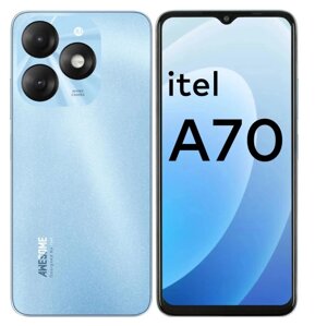 Смартфон ITEL A70 4/256Gb, A665L, голубой