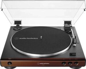 Виниловый проигрыватель Audio-Technica AT-LP60X, полностью автоматический, коричневый