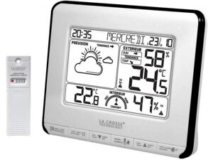 Погодная станция La Crosse WS6818 домашняя настольная цифровая метеостанция-часы
