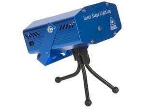 Лазерный голографический уличный новогодний проектор светомузыки для дома Eltronic LPML-3D-01