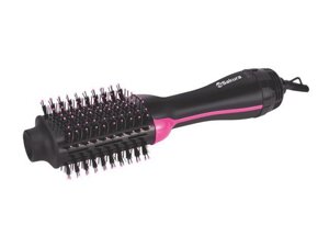 Стайлер брашинг фен-щетка расческа для сушки укладки волос Sakura SA-4206Р розовый