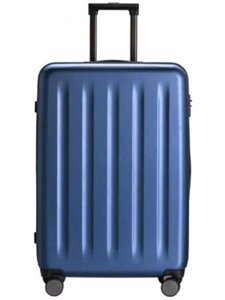 Пластиковый чемодан на 4 колесах колесиках с ручкой Xiaomi Ninetygo Danube Luggage 20 синий для путешествий