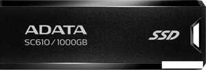 Внешний накопитель ADATA SC610 1TB SC610-1000G-CBK/RD