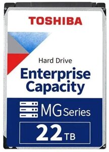 Жесткий диск Toshiba Enterprise Capacity MG10AFA22TE, 22ТБ, HDD, SATA III, 3.5