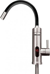 Водонагреватель проточный электрический кран для кухни дачи с дисплеем подогревом воды OLIVETTI OL-WH4055SS