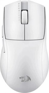 Мышь беспроводная Redragon K1ng 4K Pro, игровая, Bluetooth/Радио, оптическая, USB, 26000dpi, белый [72212]