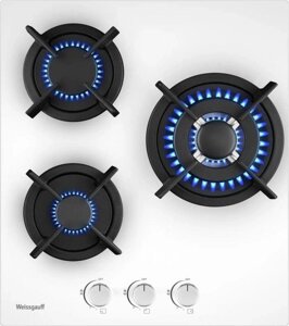 Газовая варочная панель WEISSGAUFF HG 451 Wgh, белый