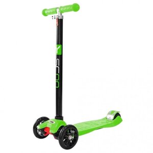 Детский самокат трехколесный Y-SCOO maxi Simple A-20 зеленый кикборд scooter для детей мальчиков девочек