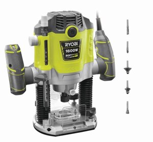 Фрезер вертикальный электрический ручной RYOBI RRT1600-K фрезерная машина