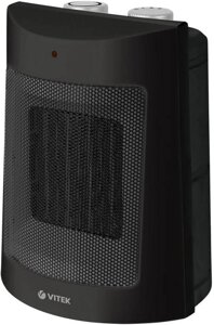 Тепловентилятор керамический Vitek Midnight VT-2064, 1800Вт, с термостатом, 2 режима, черный