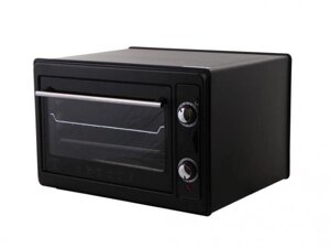 Электрическая мини печь жарочный шкаф Delta D-0122 черная настольная духовка