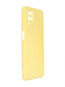 Чехол Innovation для Samsung Galaxy A12 Soft Inside желтый на телефон самсунг а12