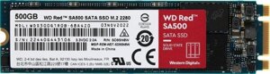 SSD накопитель WD Red SA500 WDS500G1R0B 500ГБ, M. 2 2280, SATA III, M. 2