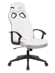 Компьютерное кресло A4Tech X7 GG-1000W игровое геймерское белое поворотное на колесиках