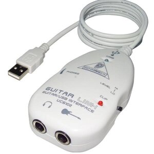 Аудиоинтерфейс Behringer UCG102 внешняя звуковая карта USB аудиокарта