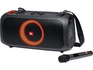 Портативная колонка караоке JBL Partybox On-The-Go JBLPARTYBOXGOBRU Bluetooth с микрофоном для пения