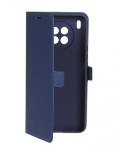 Чехол-книжка для Huawei Nova 8i / Honor 50 Lite синий на телефон хонор 50 лайт