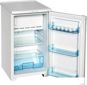 Однокамерный маленький холодильник Бирюса R108CA мини одновдверный белый с морозильной камерой