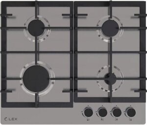 Газовая варочная панель LEX GVS 642-1 IX, независимая, нержавеющая сталь