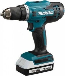 Дрель-шуруповерт Makita DF488DWAE, 2Ач, с двумя аккумуляторами