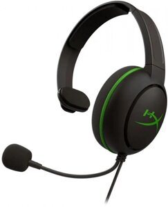 Проводная гарнитура HYPERX Cloud Chat для Xbox Series/One черный/зеленый [hx-hscchx-bk/ww]