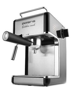 Рожковая кофеварка помповая эспрессо ручная с капучинатором POLARIS PCM-4006А