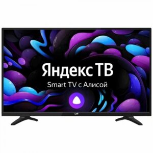 Телевизор 28 дюймов LEFF 28H550T SMART TV Яндекс маленький для кухни
