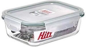 HITT Контейнер для продуктов 1,5л герметичный, стеклянный, жаропрочный H241040/К О8164