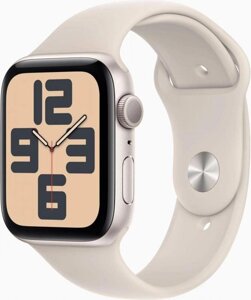 Смарт-часы Apple Watch SE 2023 A2723, 44мм, сияющая звезда/сияющая звезда [mre43ll/a]