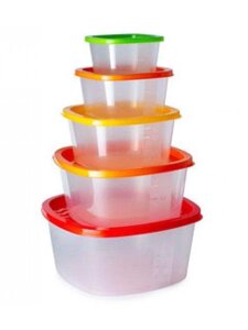 Набор пластиковых контейнеров емкостей NS14 для пикника заморозки хранения пищевых сыпучих продуктов питания