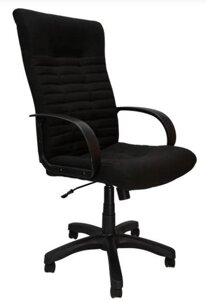 Компьютерное офисное кресло ЯрКресло Кр26 ТГ ПЛАСТ К02-2 (ткань Крафт черная)