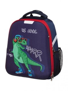 Детский школьный рюкзак для первоклассника Динозавр ученический каркасный ранец портфель для мальчика