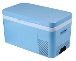 Автомобильный холодильник мини переносной автохолодильник мобильный в машину с компрессором БИРЮСА НС-24P4