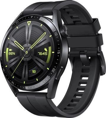 Смарт-часы Huawei Watch GT 3 46мм,  1.43&quot;,  черный/черный [55028464] - характеристики